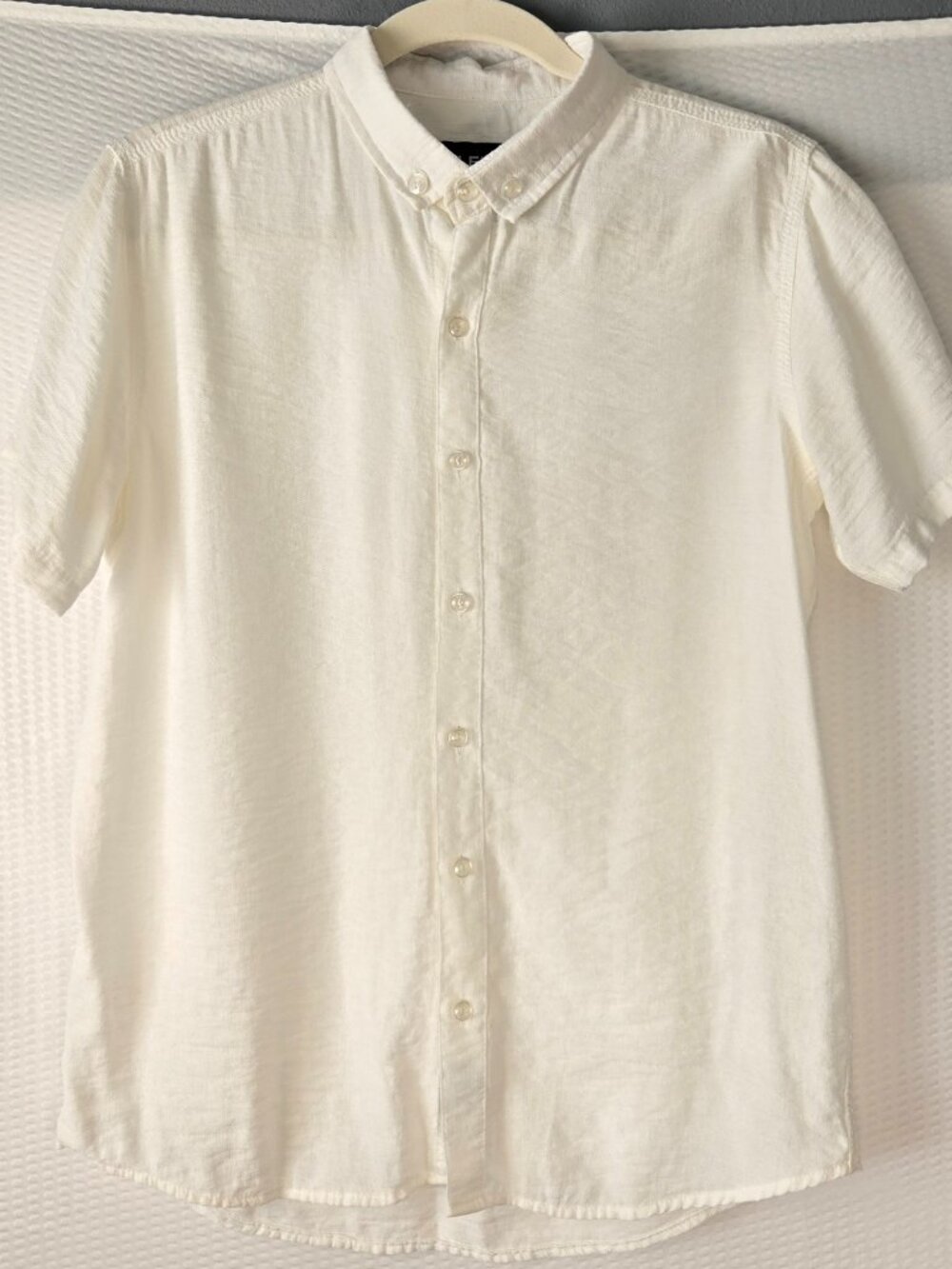ASOS BLEND Men’s White Cotton Rich Classic Essential Button Up Shirt Size XL